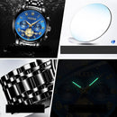 Relógio OLEVS turbilhão - Aço inoxidável