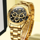 Relógio OLEVS Edição Ouro- Aço inoxidável ORIGINAL