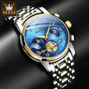 Relógio OLEVS turbilhão - Aço inoxidável