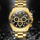 Relógio OLEVS Edição Ouro- Aço inoxidável ORIGINAL