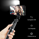 Selfiegram- Luz Integrada Tripé Multifunções 4 em 1