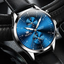 Relógio OLEVS Minimalista - Couro legítimo