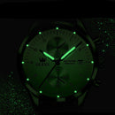 Relógio OLEVS Minimalista - Couro legítimo