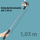 Selfiegram- Luz Integrada Tripé Multifunções 4 em 1